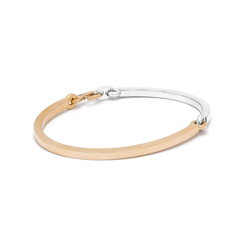 Aphelion Bracelet | Two Tone Yellow & White Gold