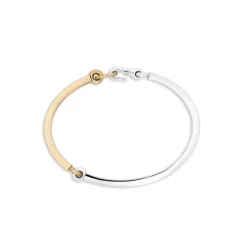 Aphelion Bracelet | Two Tone White & Yellow Gold