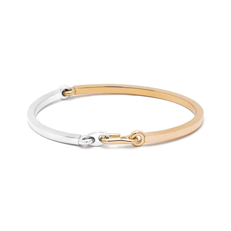 Aphelion Bracelet | Two Tone Yellow & White Gold