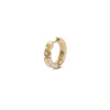 Aphelion 18.5mm Earring | 1/3 Pave I Yellow Gold