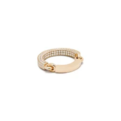 Aphelion Ring | 2/3 Pave | Yellow Gold