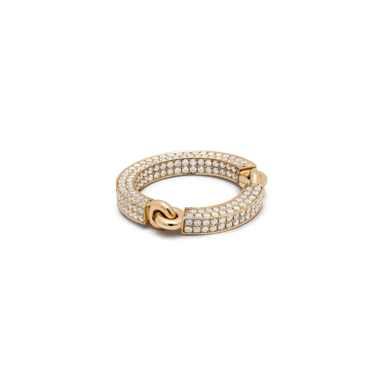 Aphelion Ring | Full Pave | Yellow Gold