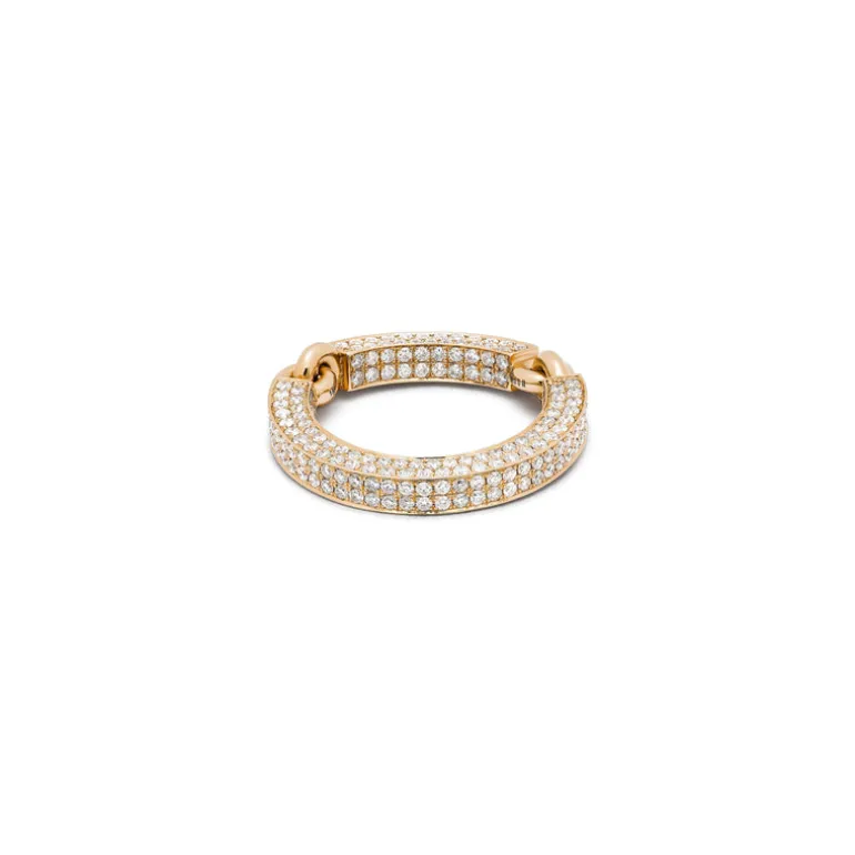 Aphelion Ring | Full Pave | Yellow Gold