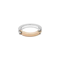 Aphelion Ring | Two Tone White & Yellow Gold