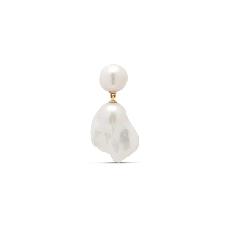 Baroque Pearl Earrings | Pair