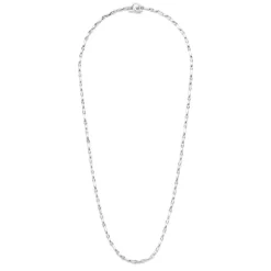 Bradoon Necklace | Mixed Small Links | Sterling Silver