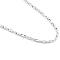 Bradoon Necklace | Mixed Small Links | Sterling Silver