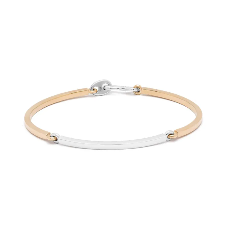 Caelum Bracelet I Two Tone White & Yellow Gold