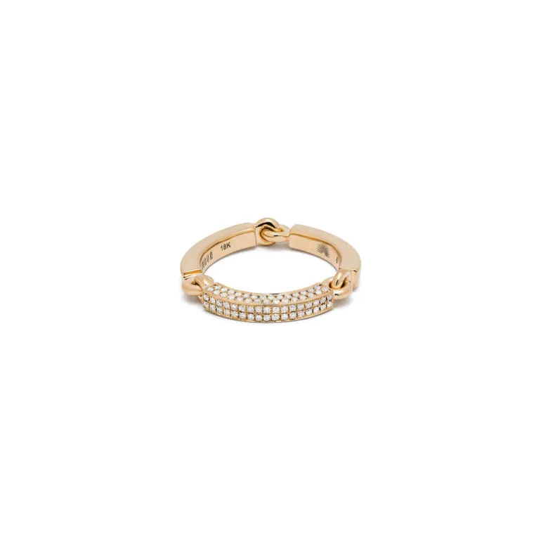 Caelum Ring I 1/3 Pave I Yellow Gold