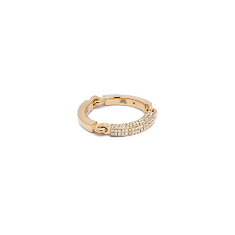 Caelum Ring I 1/3 Pave I Yellow Gold