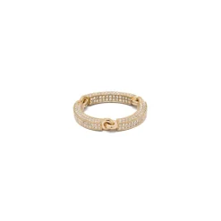 Caelum Ring I Full Pave I Yellow Gold