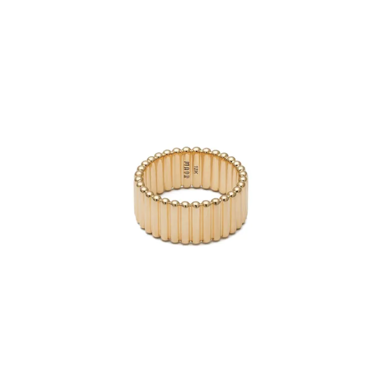 Capsule Ring | 9mm | Yellow Gold