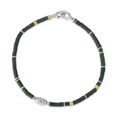 Cherish Bracelet | Dark Green Afghan Jade | Sterling Silver