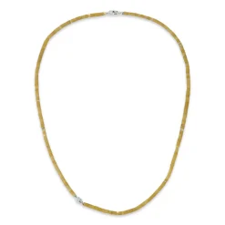 Cherish Necklace | Beige Afghan Jade | Sterling Silver