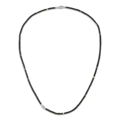 Cherish Necklace | Black Afghan Jade | Sterling Silver