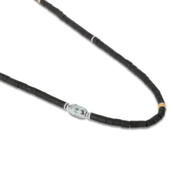 Cherish Necklace | Black Afghan Jade | Sterling Silver