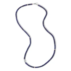 Cherish Necklace | Lapis | Sterling Silver