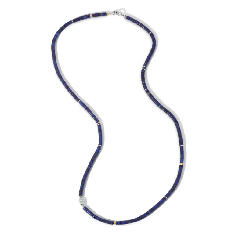 Cherish Necklace | Lapis | Sterling Silver