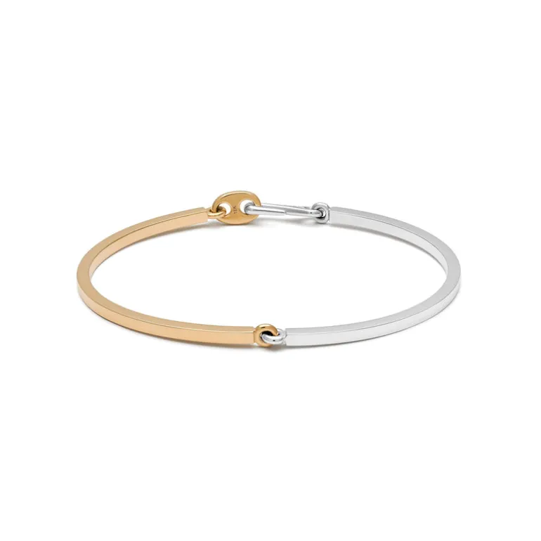 Circinus Bracelet | Two Tone Yellow & White Gold