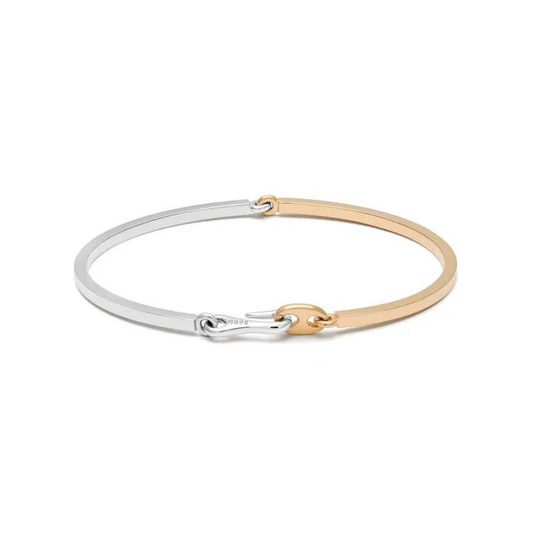 Circinus Bracelet | Two Tone Yellow & White Gold