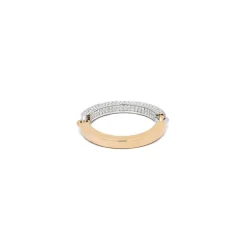 Circinus Ring | 1/2 Pave I Two Tone Yellow & White Gold