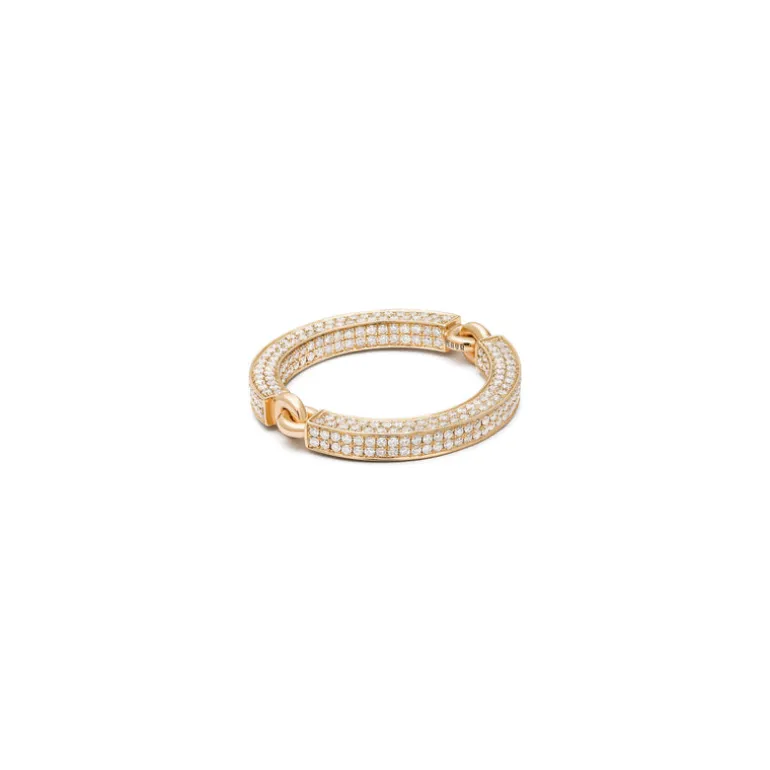 Circinus Ring | Full Pave I Yellow Gold