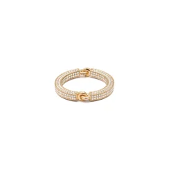 Circinus Ring | Full Pave I Yellow Gold