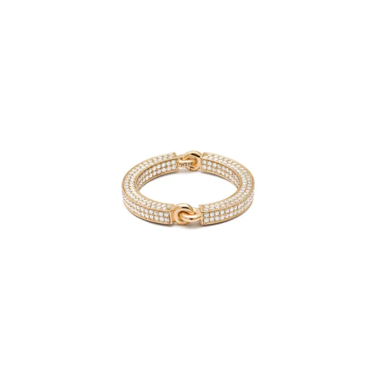 Circinus Ring | Full Pave I Yellow Gold