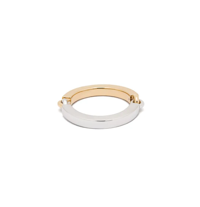 Circinus Ring | Two Tone Yellow & White Gold
