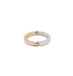 Circinus Ring | Two Tone Yellow & White Gold