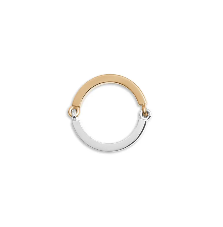 Circinus Ring | Two Tone Yellow & White Gold