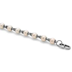 Conso Necklace | White Pearls | Sterling Silver