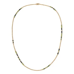 Creosote Necklace/Bracelet | Afghan Jade I Yellow Gold