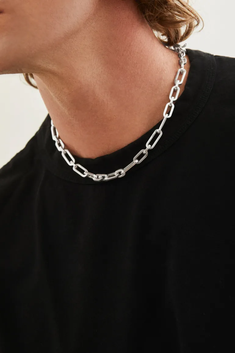 Cuadro Link Necklace | Sterling Silver