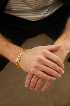 Curb Chain Ring | Small Scale | Yellow Gold