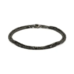 Double Noix Bracelet | Black Gold