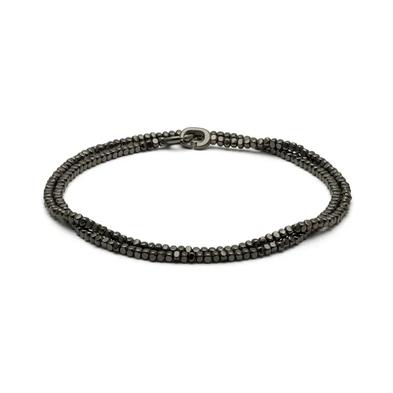 Double Noix Bracelet | Black Gold