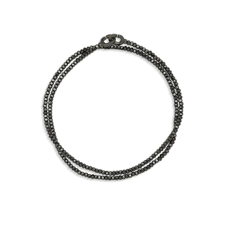 Double Noix Bracelet | Black Gold