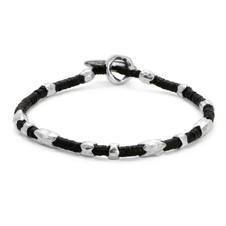 Dryp Bracelet | Black | Sterling Silver