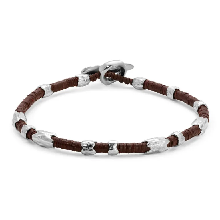Dryp Bracelet | Brown | Sterling Silver