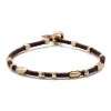 Dryp Bracelet | Brown | Yellow Gold