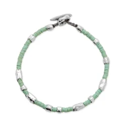 Dryp Bracelet | Mint Green | Sterling Silver