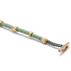 Dryp Bracelet | Mint Green | Yellow Gold