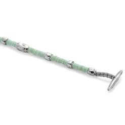 Dryp Bracelet | Mint Green | Sterling Silver