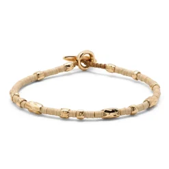 Dryp Bracelet | Off White | Yellow Gold