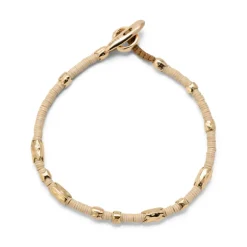 Dryp Bracelet | Off White | Yellow Gold