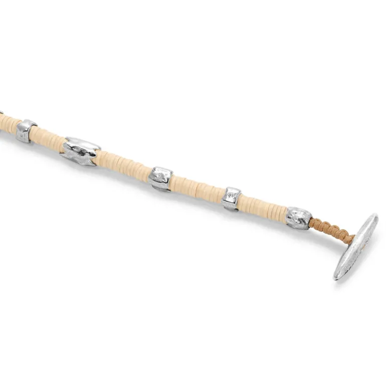 Dryp Bracelet | Off White | Sterling Silver