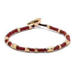 Dryp Bracelet | Wine | Yellow Gold