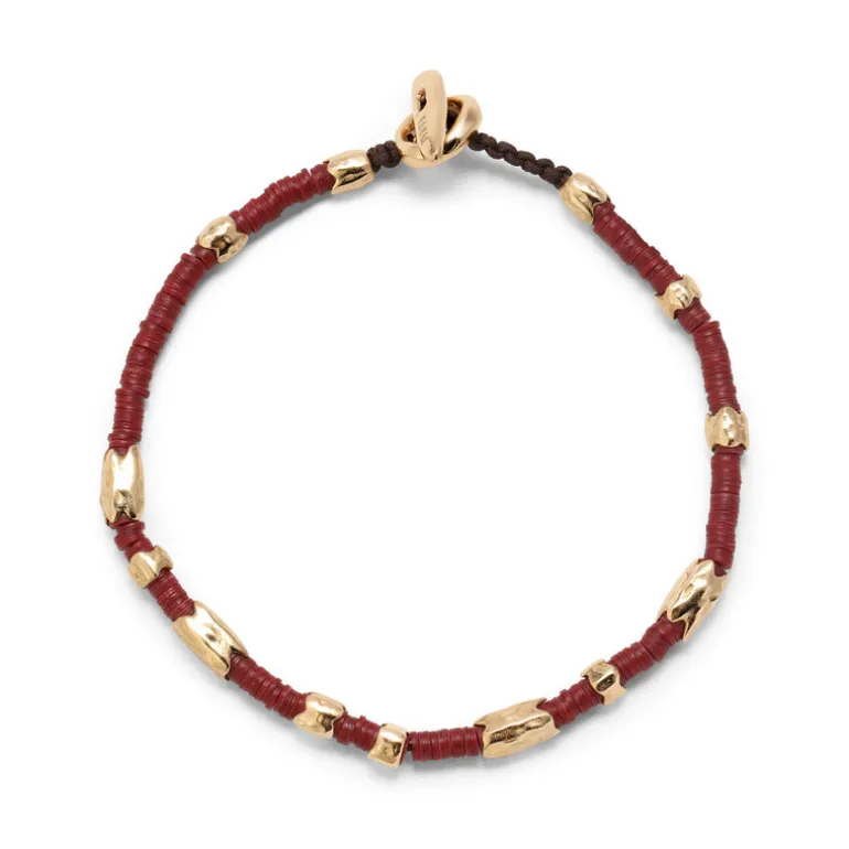 Dryp Bracelet | Wine | Yellow Gold