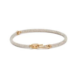 Equinox Bracelet | Full Pave | Yellow Gold